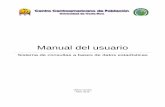 Manual del usuario - Universidad de Costa Rica