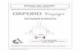 Voyager Portable User Instructions