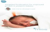 Targeted fortification for improved growth in preterm babies