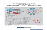 DENISON HYDRAULICS Vane Pumps Single series T7 - T6 - B-C ...