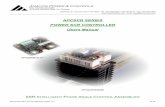 APCSCR SERIES POWER SCR CONTROLLER Users Manual
