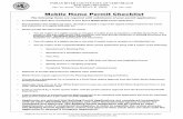 Mobile Home Permit Checklist
