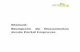 Manual: Recepción de Documentos desde Portal Empresas
