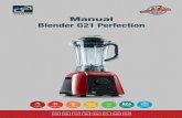 Manual Blender G21 Perfection - MALL.CZ