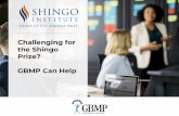 Challenging for the Shingo Prize? GBMP Can Help
