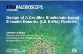 Design of A Credible Blockchain-based E-health Records (CB ...