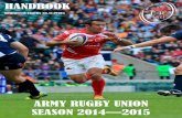 Registered Charity No.1149105 - Army Rugby Union