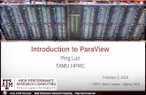 Introduction to ParaView - Texas A&M University