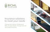 Insurance solutions to meet your needs
