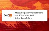 Advertising Eﬀorts the ROI of Your Paid Measuring and ...