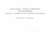 5COSC019W - OBJECT ORIENTED PROGRAMMING Lecture 6 ...