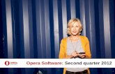 Opera Software: Second quarter 2012