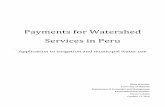 Payments for Watershed Services in Peru