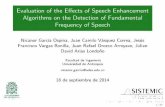 Evaluation of the Effects of Speech Enhancement Algorithms ...
