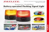 Superior Visibility! Battery-operated Flashing Signal Light