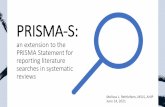 Literature Search Reporting: Using PRISMA-S to Improve ...