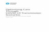 Optimizing Care Through COVID-19 Transmission Scenarios