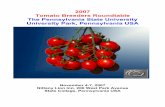 2007 Tomato Breeders Roundtable The Pennsylvania State ...