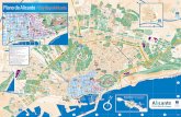 A M Plano de Alicante / City Map of Alicante
