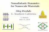 Nonadiabatic Dynamics for Nanoscale Materials