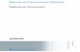 Manual of Transmission Methods Reference Document
