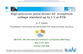 High-precision pulse-driven AC Josephson voltage standard ...