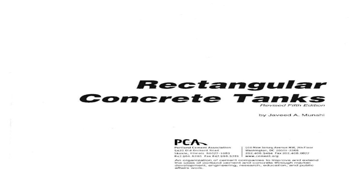 PCA rectangular concrete tanks.pdf [PDF Document]