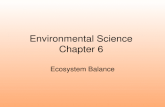 Environmental Science Chapter 6 Ecosystem Balance.