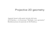 Projective 2D geometry