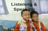 Listening & Speaking
