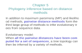 Chapter 5 Phylogeny inference based on distance methods