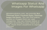 Best Whatsapp status and Images for whatsapp