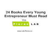 24 Books Every Young Entrepreneur Must Read