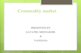 Commodity & trading market