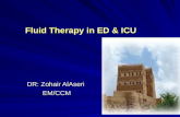 DR: Zohair AlAseri EM/CCM Fluid Therapy in ED & ICU.