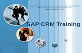 SAP CRM Training | SAP CRM Online Training | SAP CRM Course
