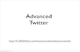 Advanced Twitter Twitter