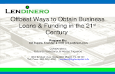 Offbeat ways business_loans_financing_workshop