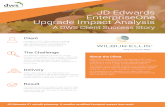 JD Edwards EnterpriseOne Upgrade Impact Analysis .JD Edwards EnterpriseOne Upgrade Impact Analysis