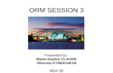 ORM session 3