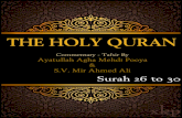 Tafsir of Holy Quran - Surah 26 to 30 - Islamic Mob of Holy Quran - Surah 26 to 30 Aqa Mahdi Puya (Agha Pooya) - XKP Published: 2013 ... Tafsir Surah Ash - Shu'araa (The Poets) 1}