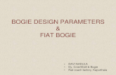 BOGIE DESIGN PARAMETERS FIAT BOGIE - . Design Features of LHB Fiat...BOGIE DESIGN STEPS • Layout calculations •Layout drawing •Interface with carbody •Gauge, Wheel base and