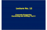 Lecture 12 - Hardened Properties of Concrete- Part 2