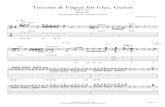 Toccata & Fugue for Elec. Guitar - Toccata And Fugue For... · Toccata & Fugue for Elec. Guitar BWV
