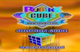 How to solve rubik's cube