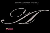 SCRIPT ALPHABET STENCILS - Lowe's .script alphabet stencils w. w script alphabet stencils. script