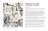 Drawing to Learn, Learning to Draw