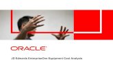 JD Edwards EnterpriseOne Equipment Cost Analysis - .JD Edwards EnterpriseOne Equipment Cost Analysis