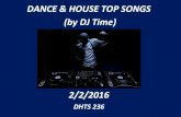 DANCE & HOUSE TOP SONGS 2/2/2016