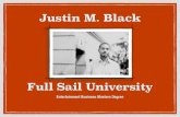 Justin Black Entertainment Business Masters Program Reflection